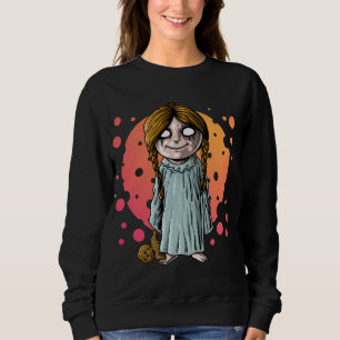 Sweatshirt Petite fille effrayante