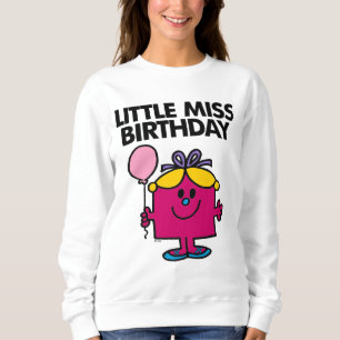 Sweatshirt Petite Miss Anniversaire Avec Ballotte Rose