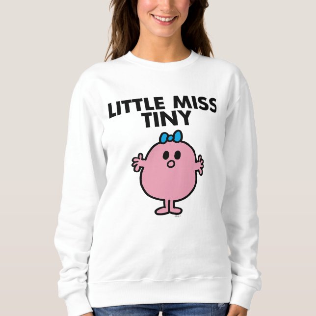 Sweatshirt Petite Miss Tiny | Lettres noires (Devant)