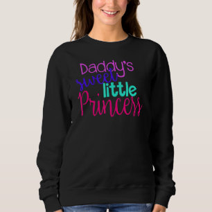 Sweatshirt Petite princesse douce de papa mignonne père fille