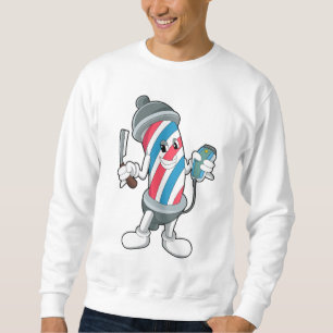 Sweatshirt Peut être Coiffeur avec Rasoir