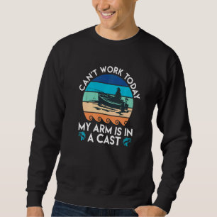 Sweatshirt Peut Travailler Bras Dans Pêche Pêche Pêche Pêche