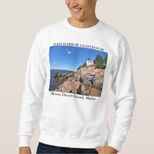 Sweatshirt Phare de Bass Harbour, Mont Desert Island Maine