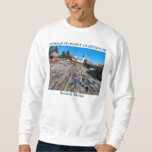 Sweatshirt Phare de point de Pemaquid, Bristol Maine