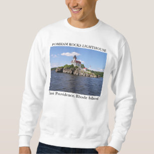 Sweatshirt Phare de Pomham Rocks, E Providence Rhode Island