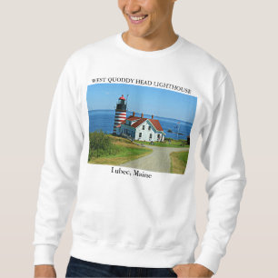 Sweatshirt Phare de West Quoddy Head, Lubec Maine
