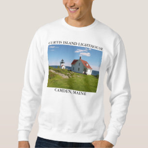 Sweatshirt Phare d'île de Curtis, Camden Maine