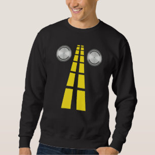 Sweatshirt Phares de cerf avec marquages routiers Costume de