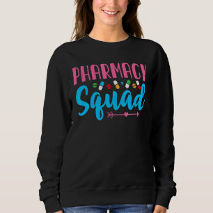 Sweatshirt Pharmacie Squad Cute Arrow Pill Pharmacist Pharm T