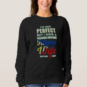 Sweatshirt Philippines Filipina Crazy Femme Drapeau philippin
