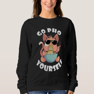 Sweatshirt Pho Cat Go Pho Soupe Vietnamienne de Nouilles Pho