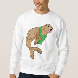 Sweatshirt Phoque avec écharpe