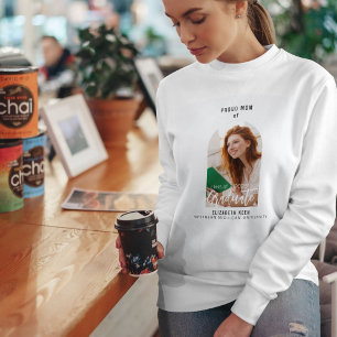Sweatshirt Photo d'avancement Arch   Classe de maman Fière de