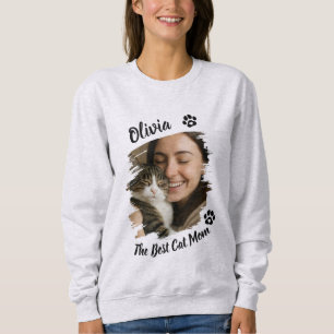 Sweatshirt Photo Meilleure Maman de Chat Personnal