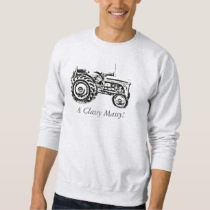 Sweatshirt photo vintage Gray massey tracteur fergison Hommes