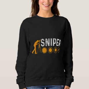 Sweatshirt Photographe de sniper Photographe Photographe Came