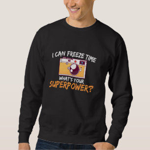 Sweatshirt Photographe Photo Hobby Camera Lens Photographie
