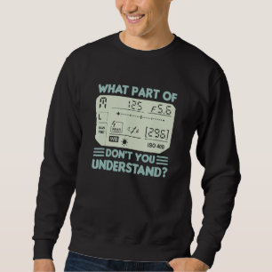 Sweatshirt Photographe vintage Photographe Cool Lens