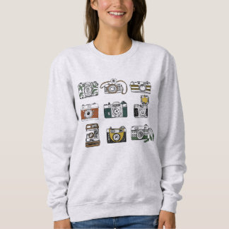 Sweatshirt Photographie des caméras de jupe