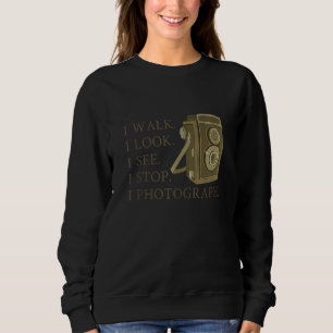 Sweatshirt Photographie rétro Vieux appareil photo Photograph