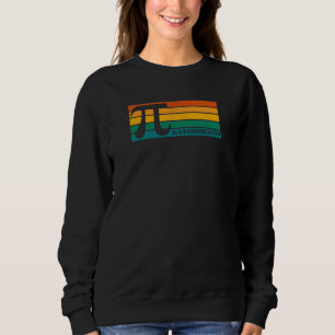 Sweatshirt Pi rétro vintage