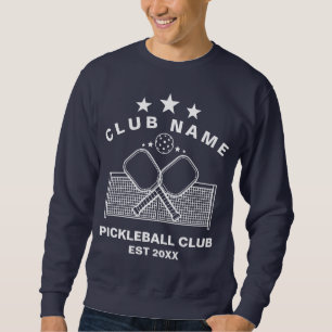 Sweatshirt Pickleball Nom du club personnalisé