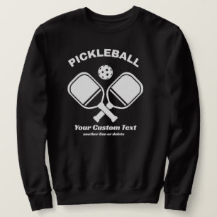 Sweatshirt Pickleball Paddle & Ball Custom
