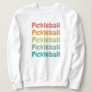 Sweatshirt Pickleball Retro Pickleball Player