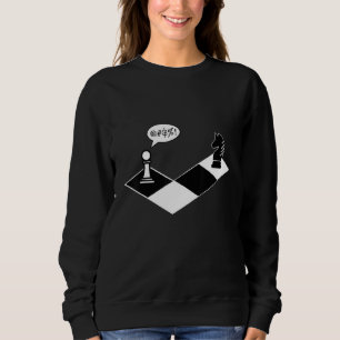 Sweatshirt Pièces d'échecs drôles Chemise d'échec Club d'éche
