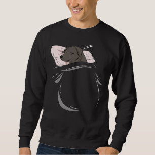 Sweatshirt Pijamas de chien couché du Black Lab Nap Pjs