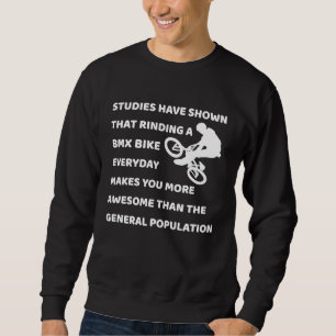 Sweatshirt Pilote BMX Pilote BMX  Slogan BMX Cool