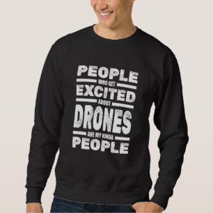 Sweatshirt Pilote de drone Fpv Racing  Aviateur Quadcoptère R