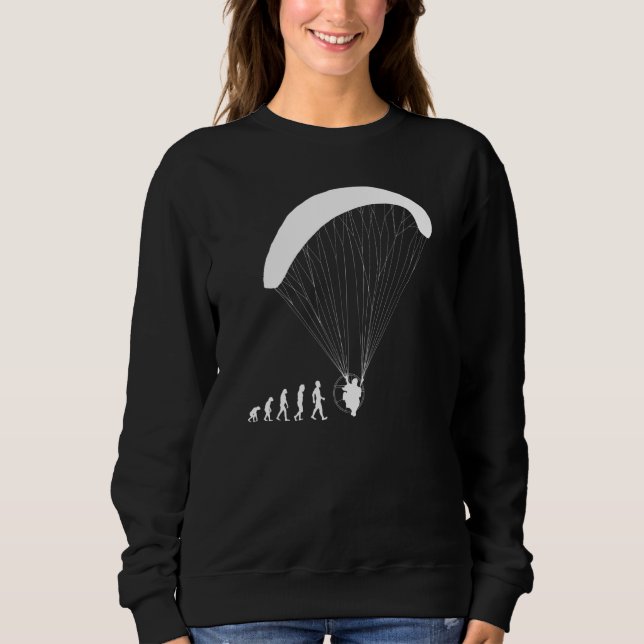 Sweatshirt Pilote de paramoteur d'évolution (Devant)