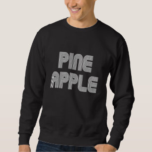 Sweatshirt Pine Apple Food Retro les années 70 80s