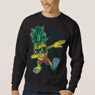 Sweatshirt Pineappy Dabbing Pineappy Lunettes de soleil Fruit