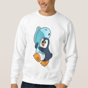 Sweatshirt Pingouin avec poisson