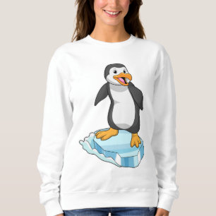 Sweatshirt Pingouin sur glace floc