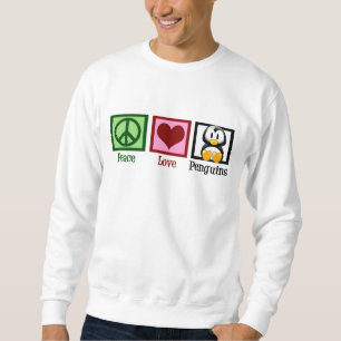 Sweatshirt Pingouins Peace Love