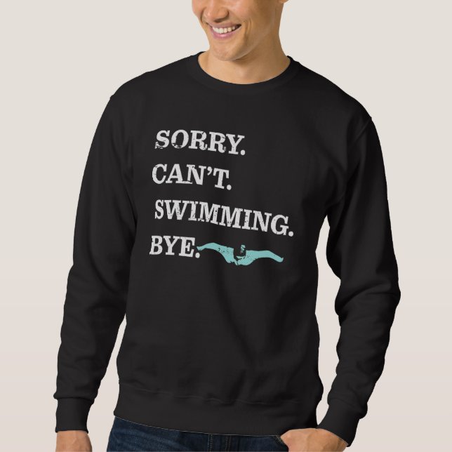 Sweatshirt Piscines Nageur (Devant)