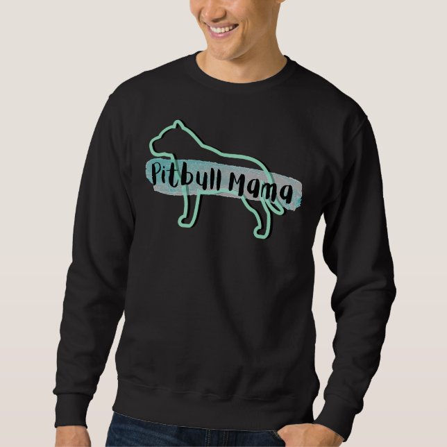 Sweatshirt Pitbull Mama 320 (Devant)