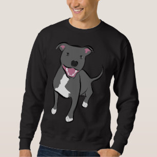 Sweatshirt Pitbull souriant