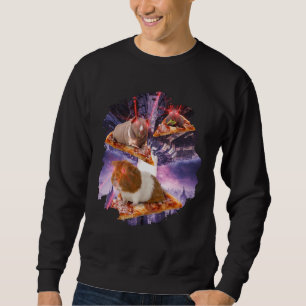 Sweatshirt Pizza de porc de Guinée laser