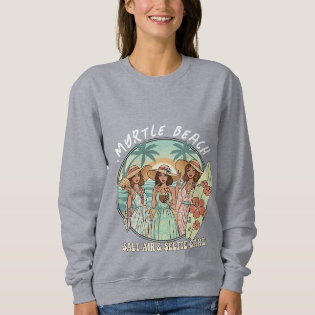 Sweatshirt Plage de Myrtle (Devant)