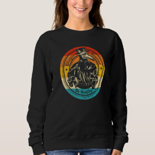 Sweatshirt Plague Doctor Sunset Retro Vintage Medievel Beak
