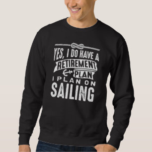 Sweatshirt Plan de retraite en voile
