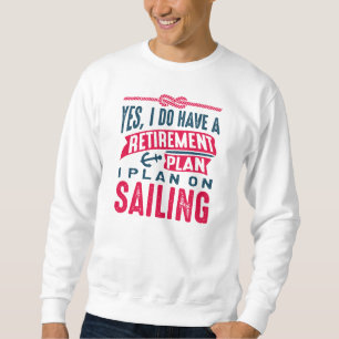 Sweatshirt Plan de retraite - Voile