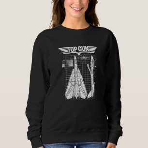 Sweatshirt Plans du F 14 Tomcat de Top Gun