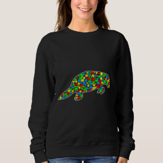 Sweatshirt Platypus Funny Puzzle Animaux Sensibilisation sur 
