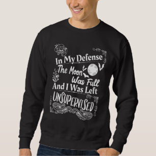 Sweatshirt Pleine Lune Sorcière Wicca Païenne Magie Non Super