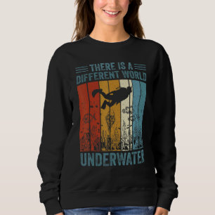 Sweatshirt Plongée cool Sous-Marine Dans Un Style Très Vintag
